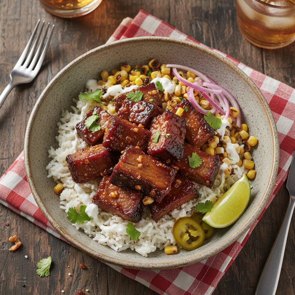 Kansas City Burnt Ends Rice Bowl