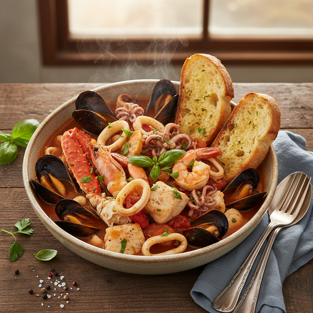 California Cioppino Seafood Stew Bowl