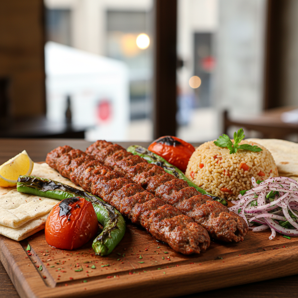 Spicy Grilled Lamb Skewers — Adana Kebab