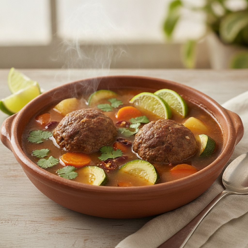 Beef Meatball Soup (Gluten-Free)
