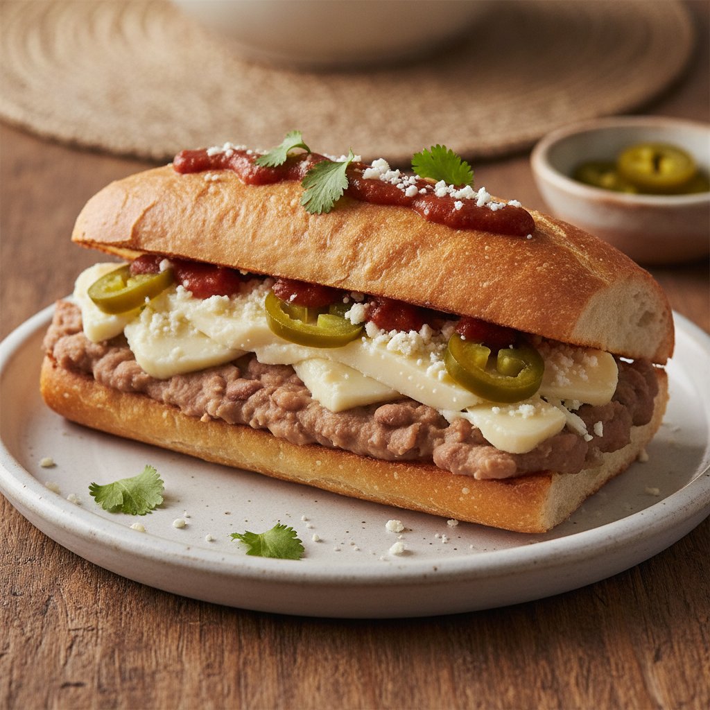 Bean and Cheese Sandwich