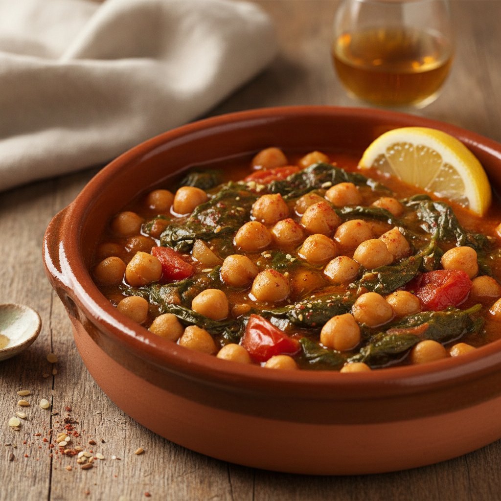 Chickpea and Spinach Stew (Gluten-Free)