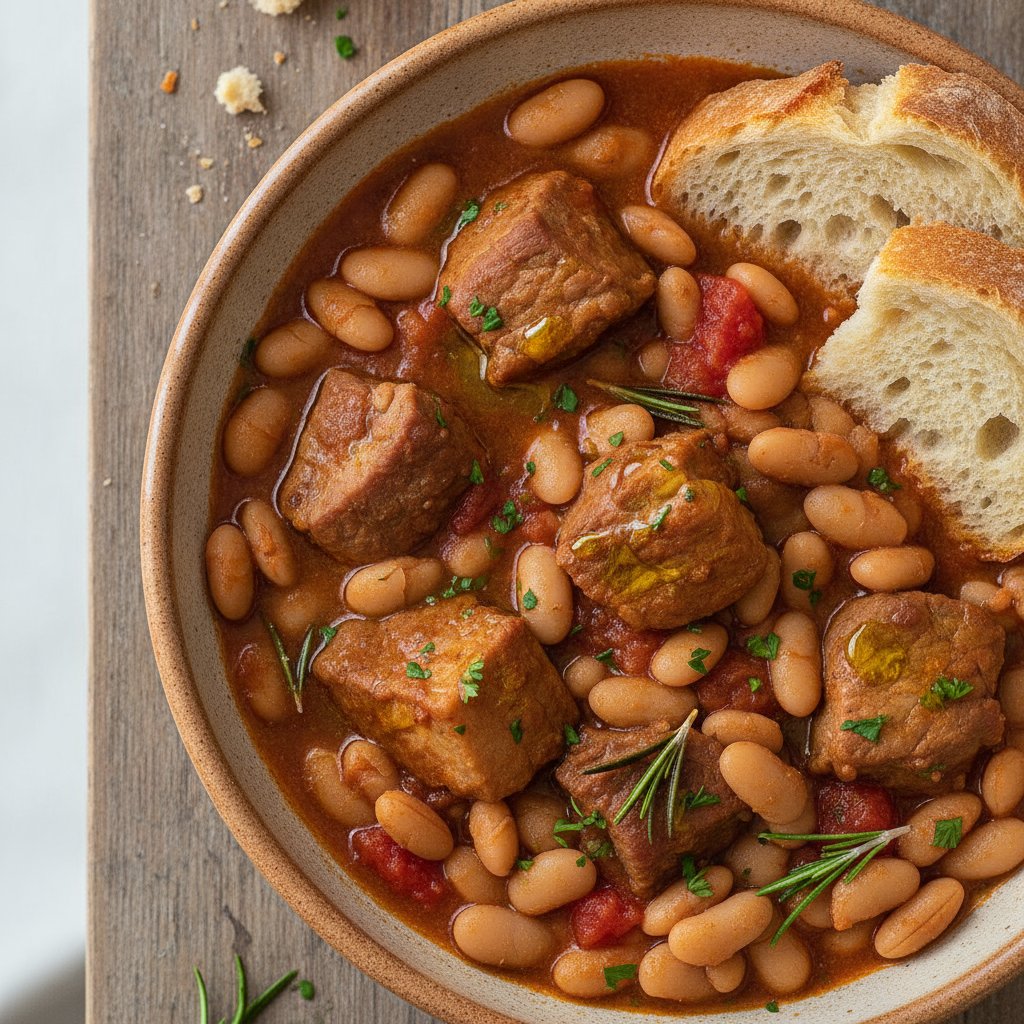 Pork and Bean Stew