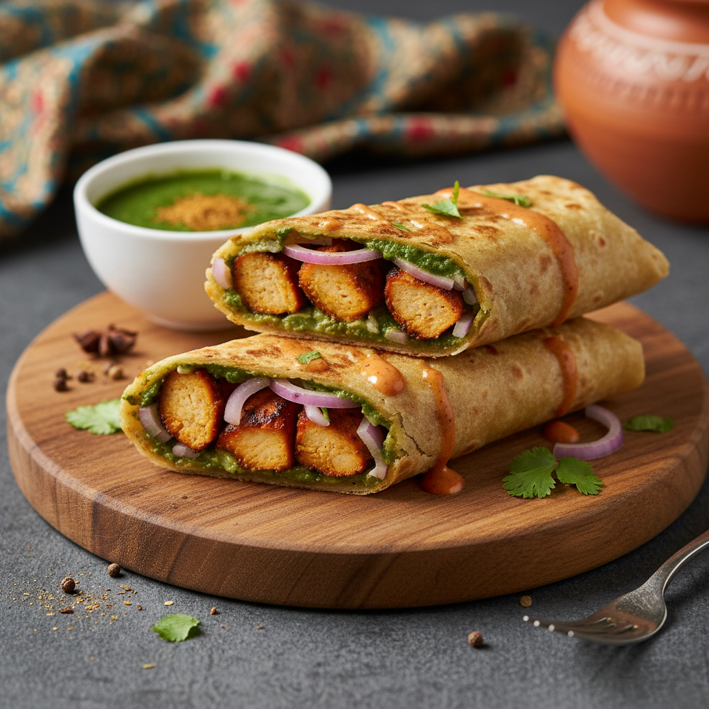Chicken Tikka Frankie Roll
