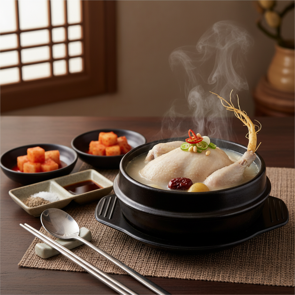 Samgyetang Ginseng Chicken Soup