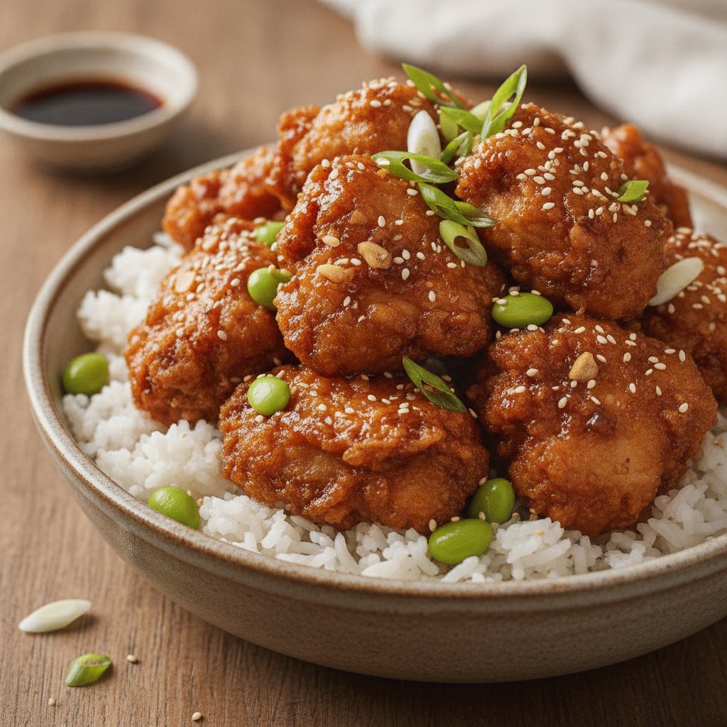 Soy Garlic Fried Chicken (High-Protein)