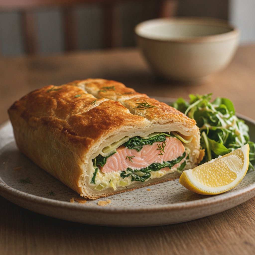 Salmon Pastry Loaf (Gluten-Free)