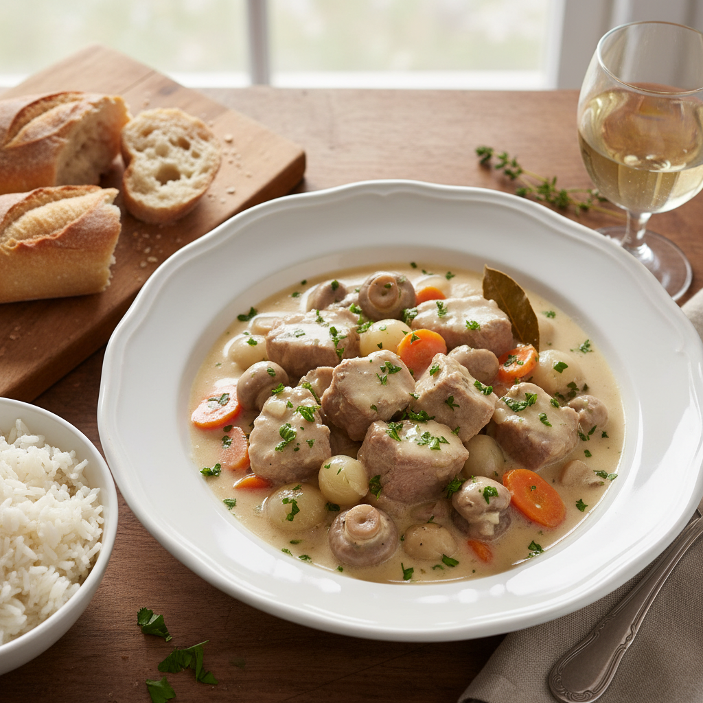 Creamy Lemon Veal Stew — Blanquette de Veau