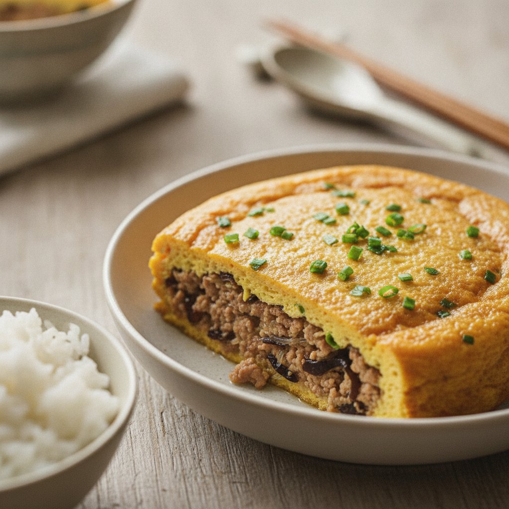 Steamed Egg Meatloaf (High-Protein)