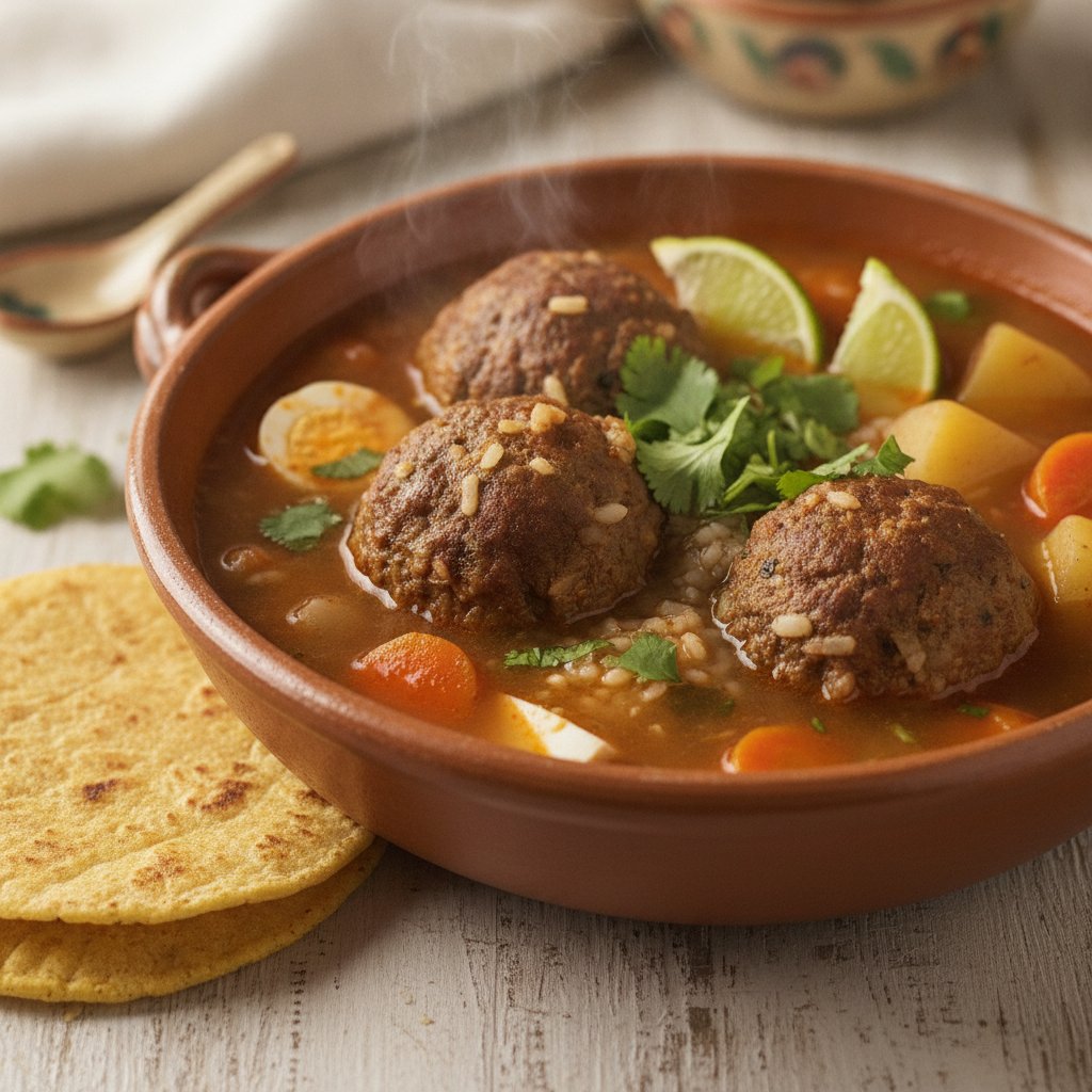 Beef Meatball Soup