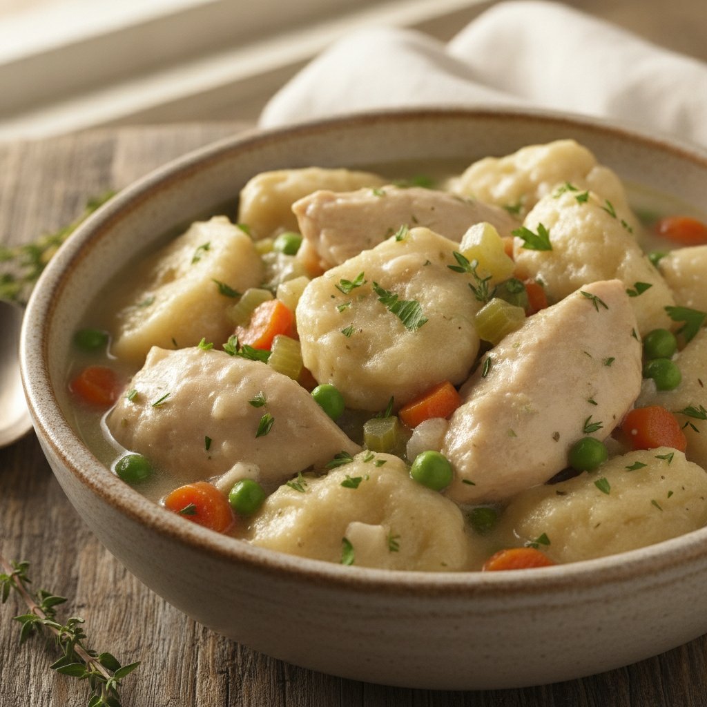 Chicken and Dumplings (Low-Chol)