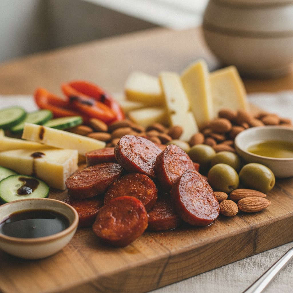 Chorizo and Bread Board (Keto)