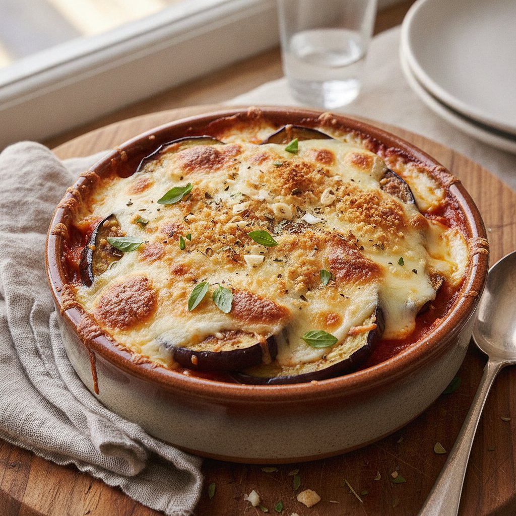Baked Eggplant Cheese Bake (Gluten-Free)
