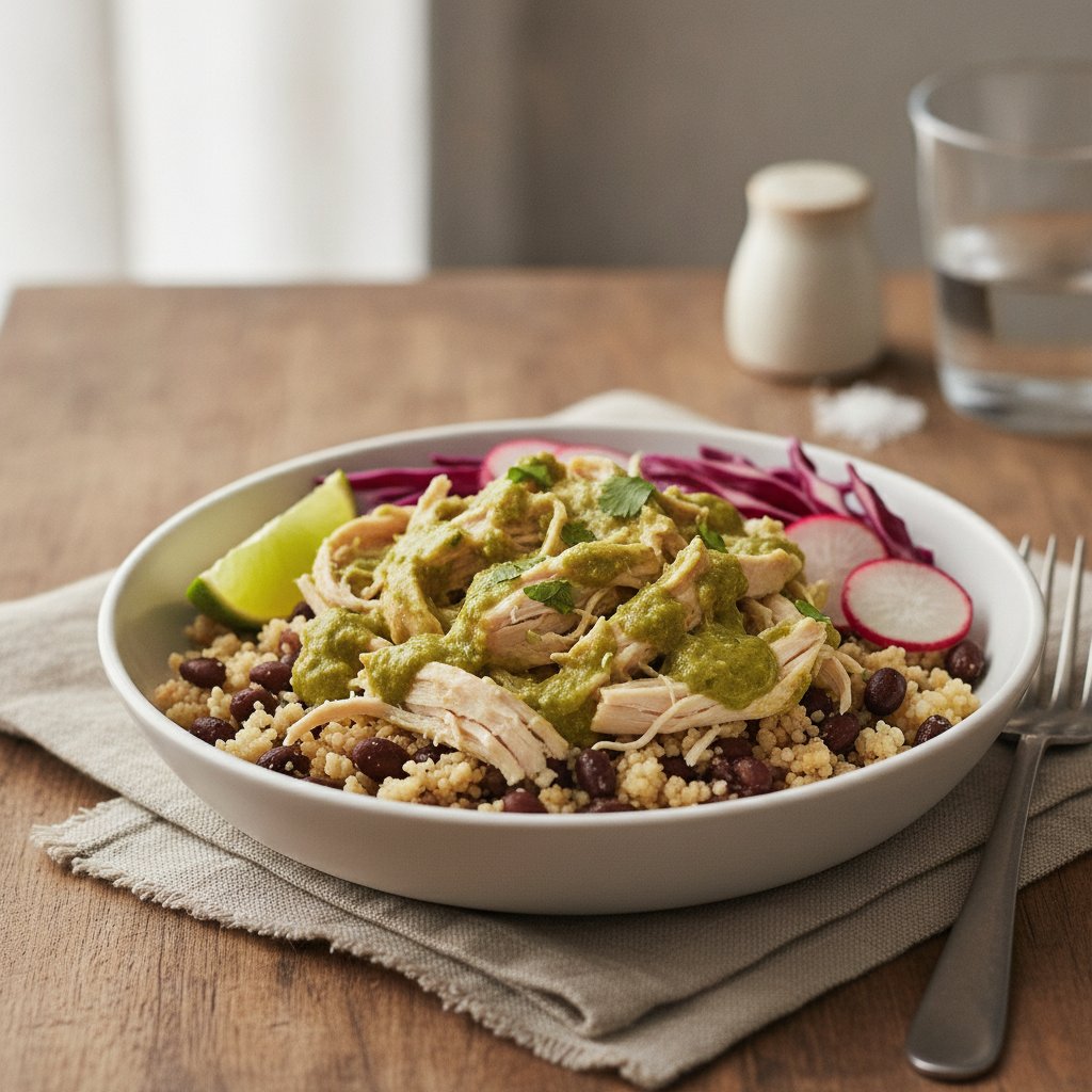 Shredded Chicken Bowl with Green Sauce (GLP-1)