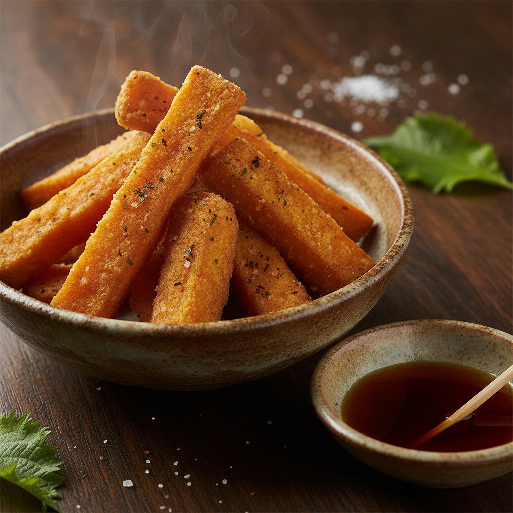 Fried Sweet Potato Sticks