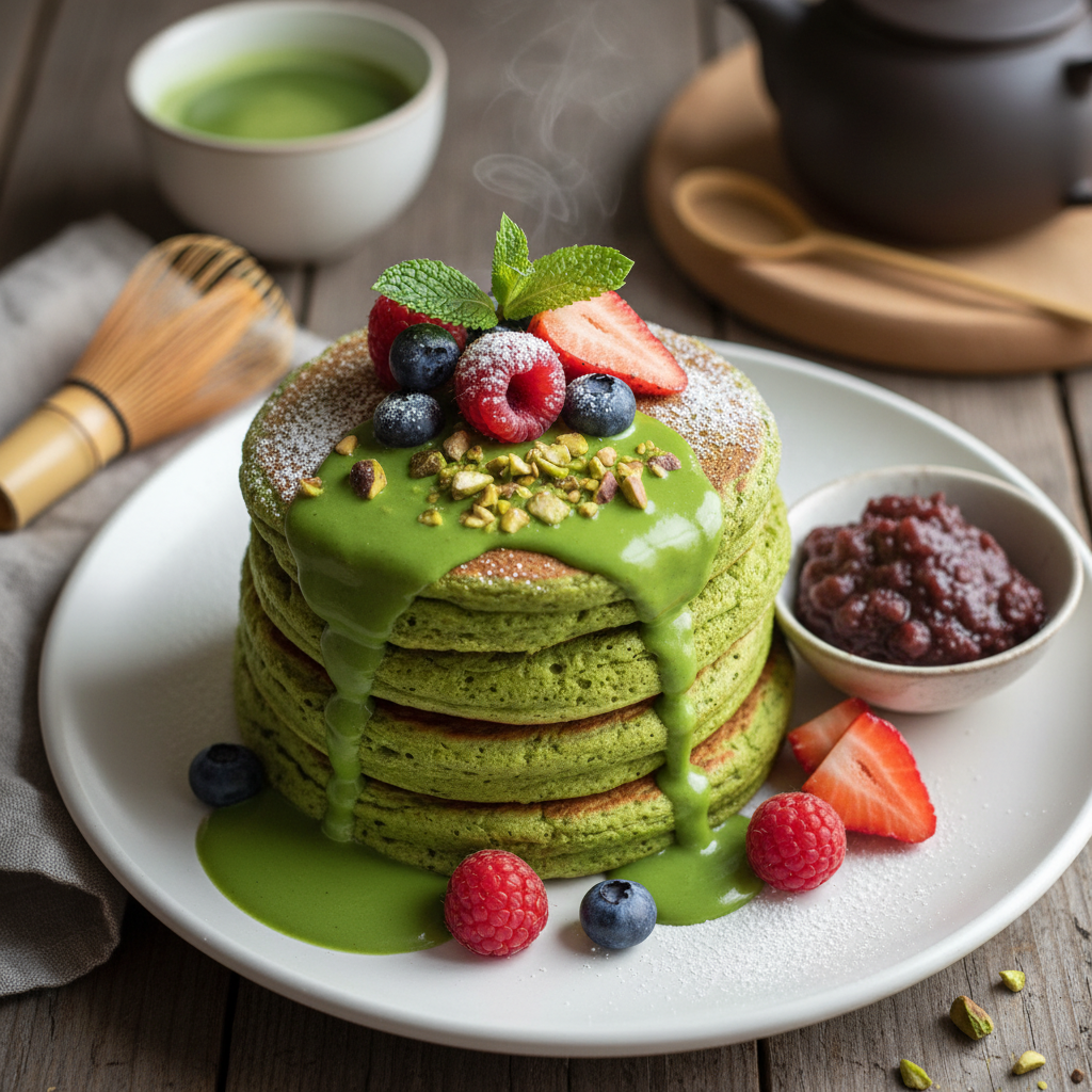 Matcha Hotcakes