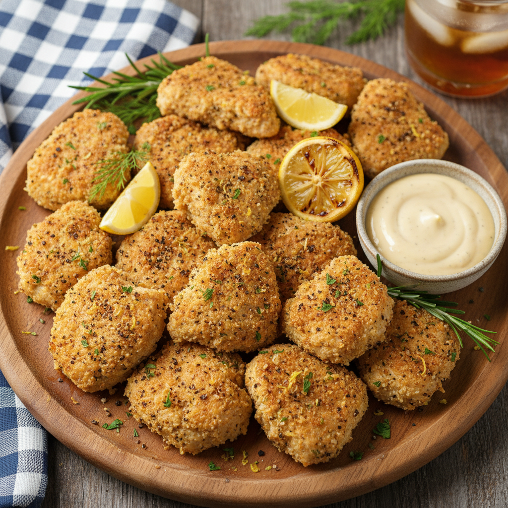 Air Fryer Lemon Pepper Chicken Bites