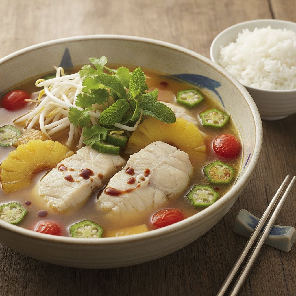 Catfish and Pineapple Soup