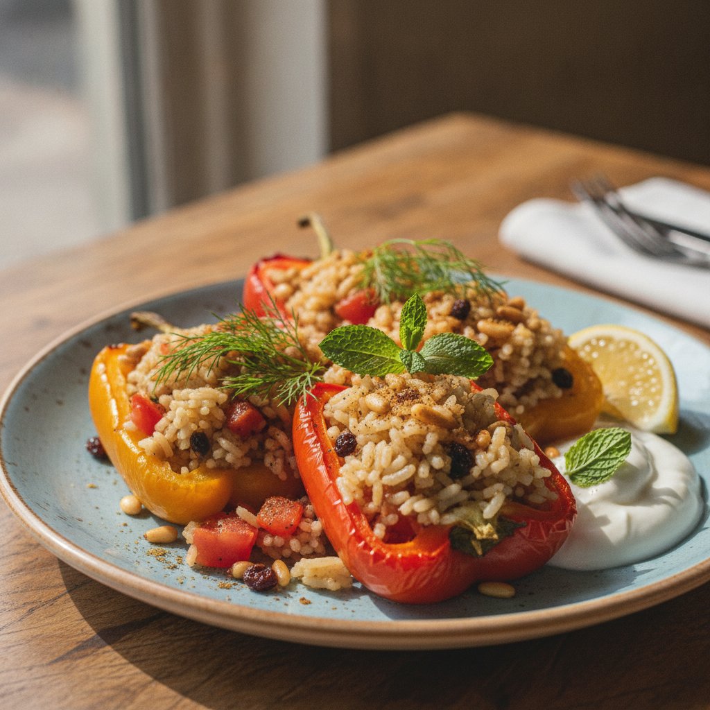 Rice Stuffed Peppers