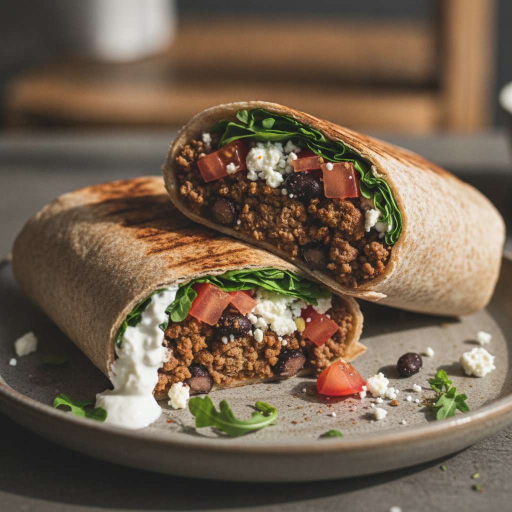 Spiced Beef Wrap (High-Protein)