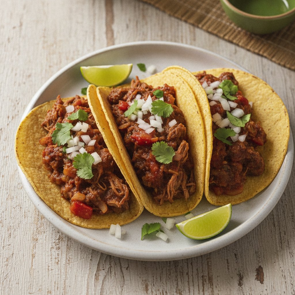 Beef Stew Tacos (Low-Chol)