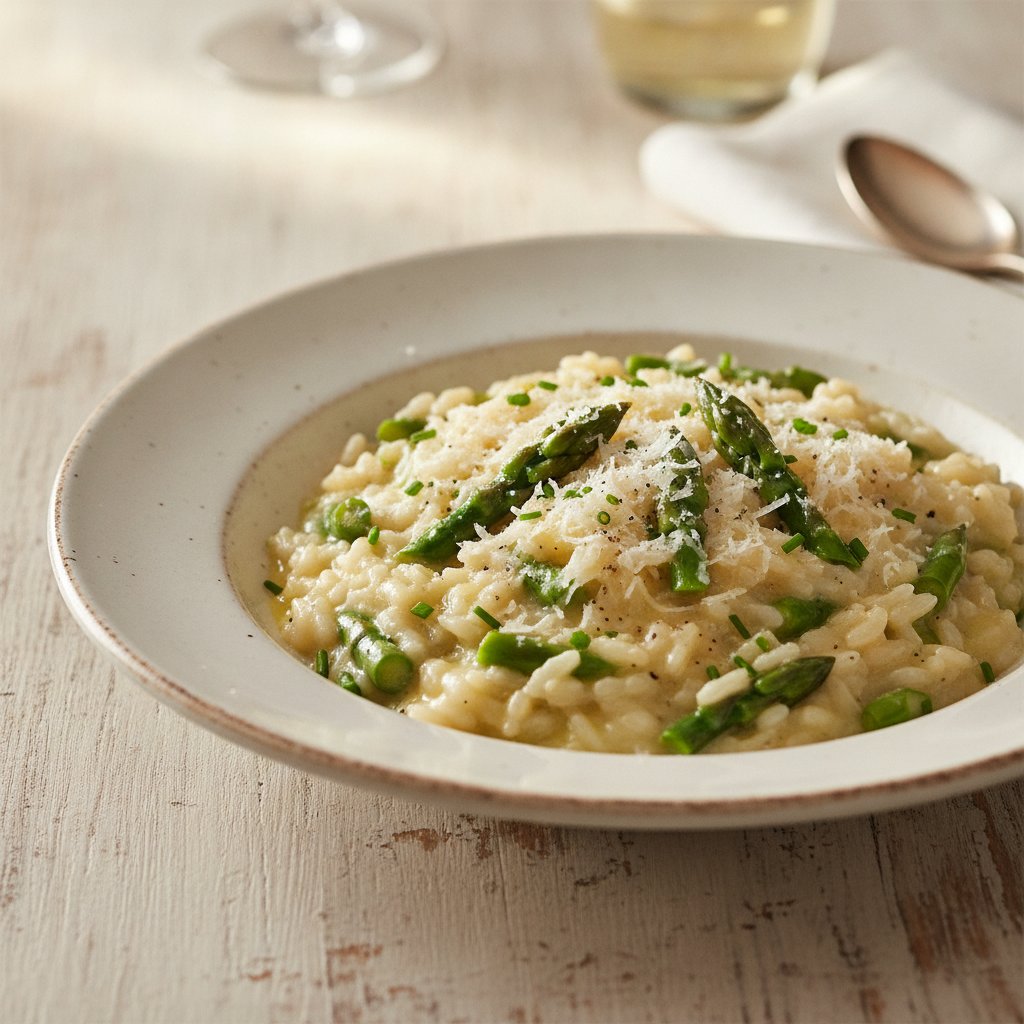 Asparagus and Cheese Rice