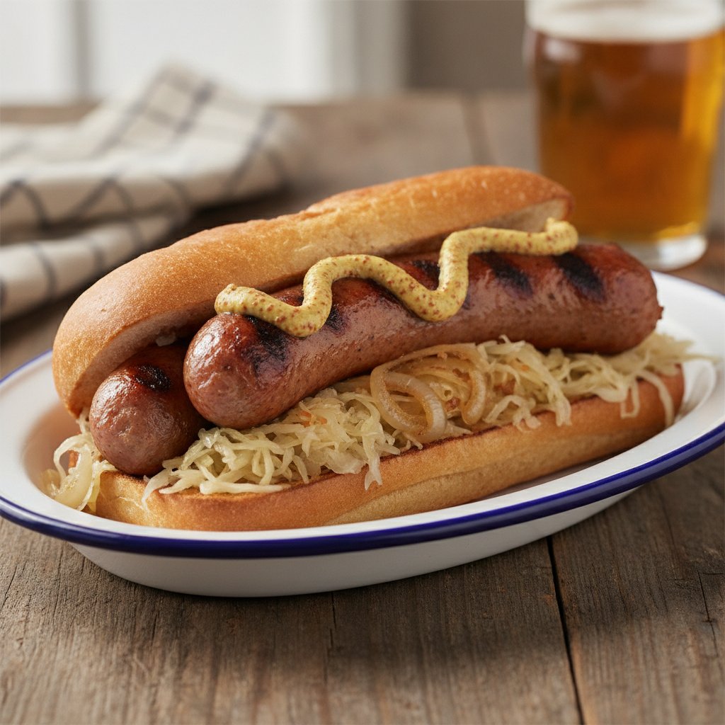 Grilled Beer Brats — Grilled Bratwurst Sausage