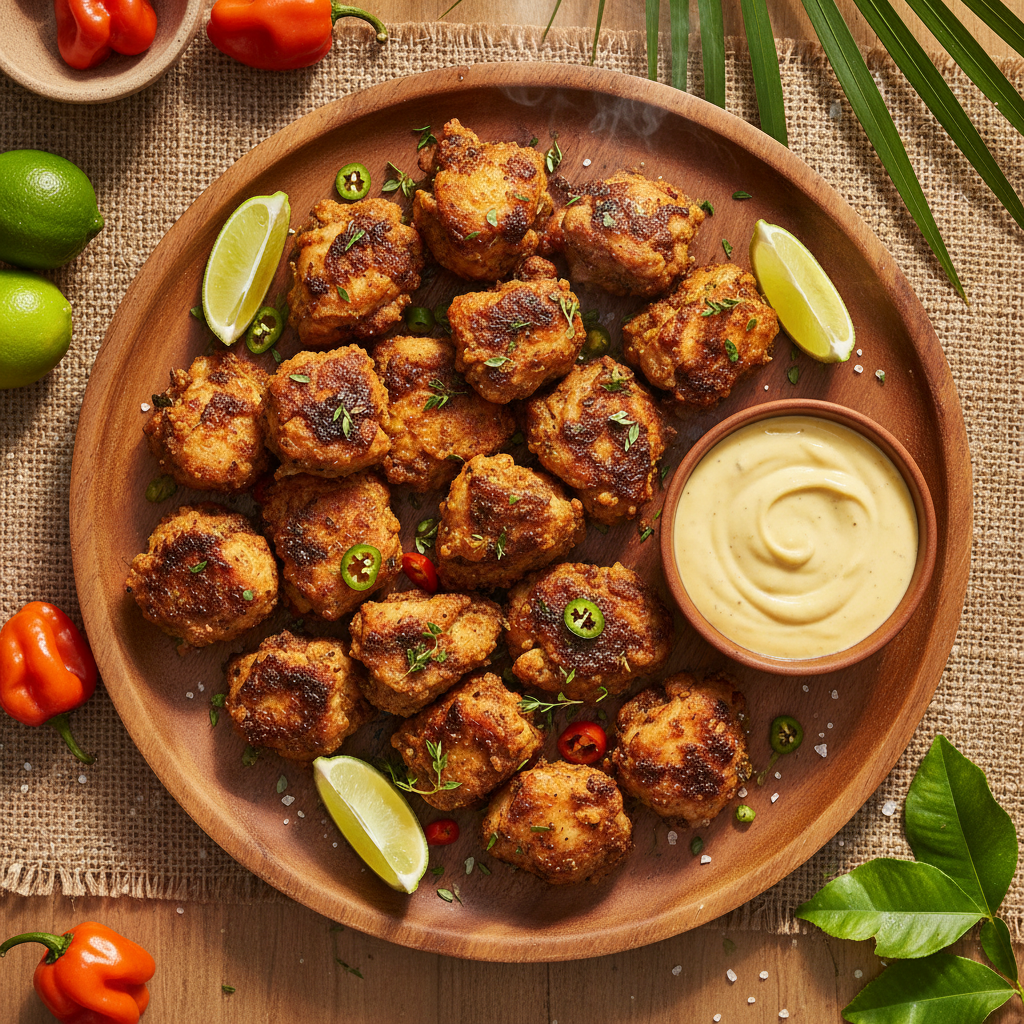Air Fryer Jerk Chicken Bites