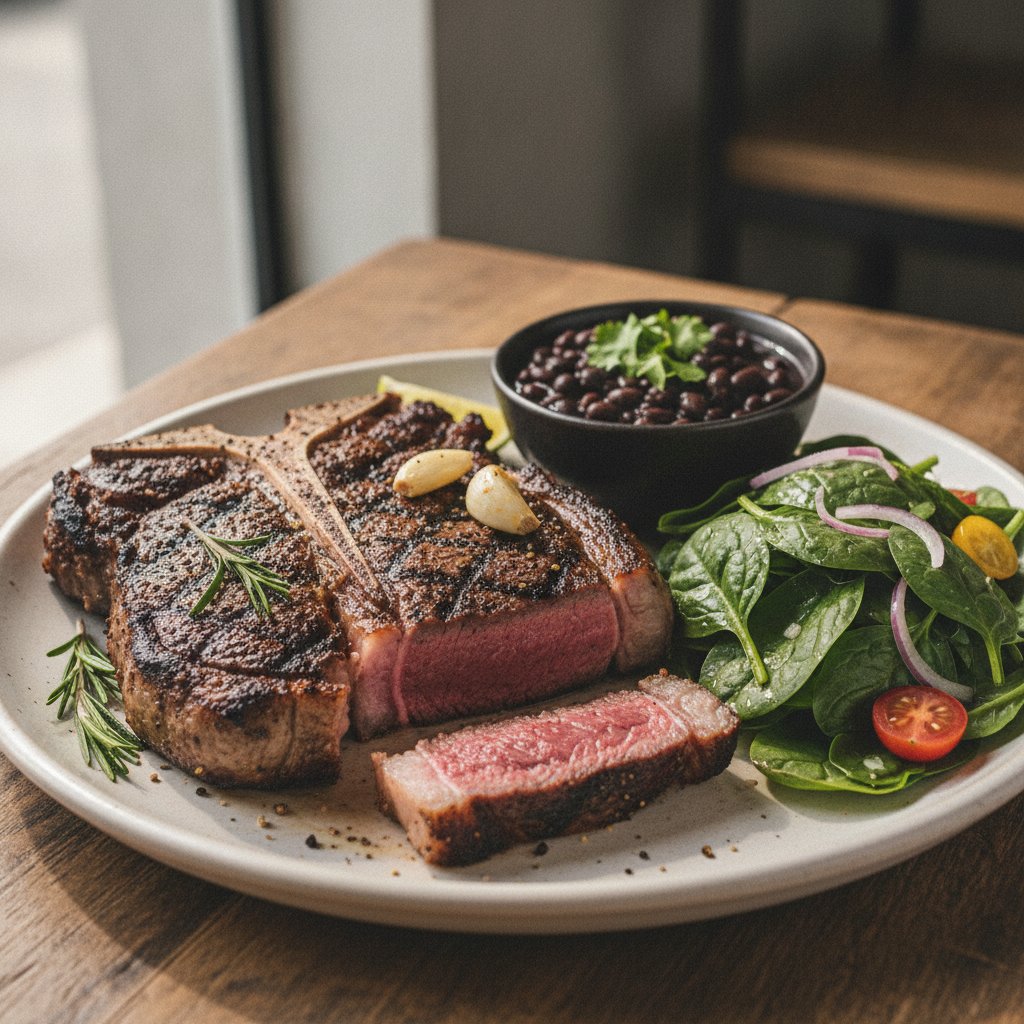 Grilled T-Bone Steak (High-Protein)