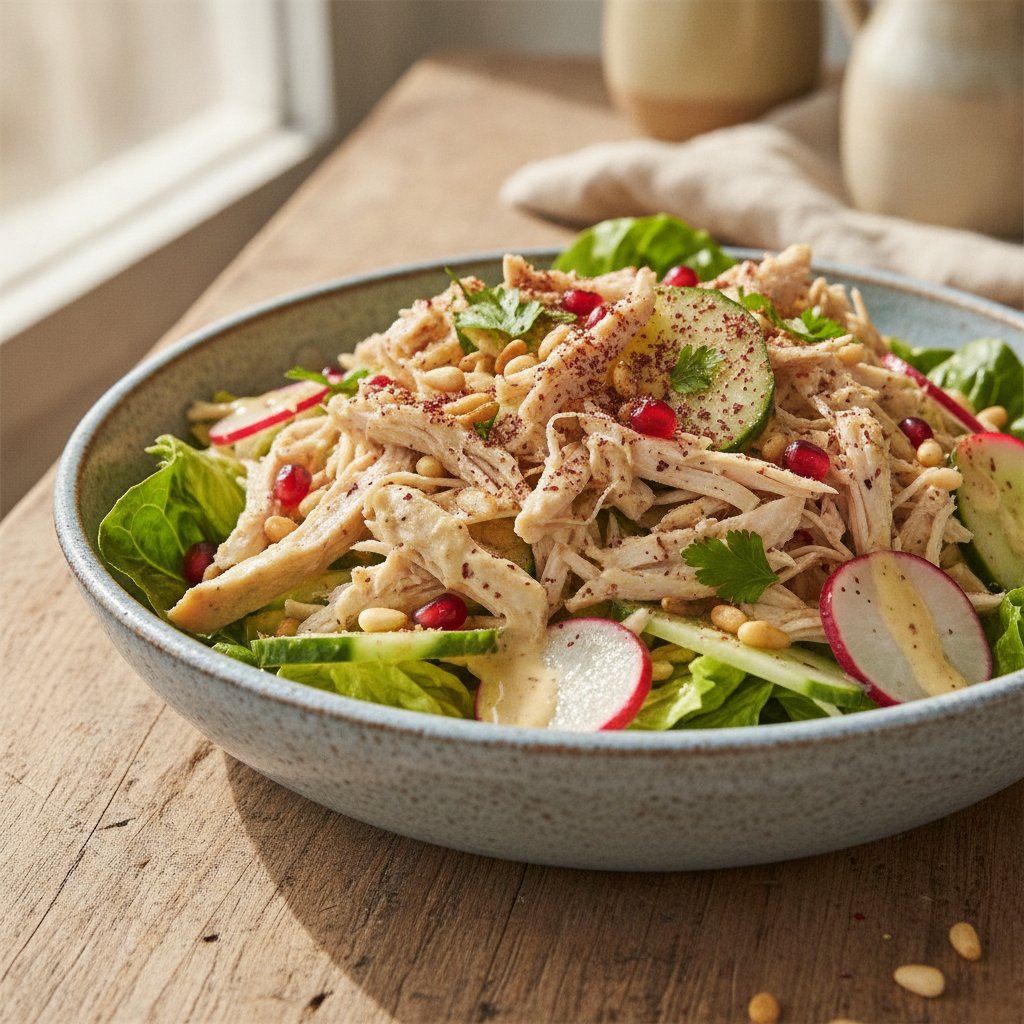Shredded Chicken and Spice Salad