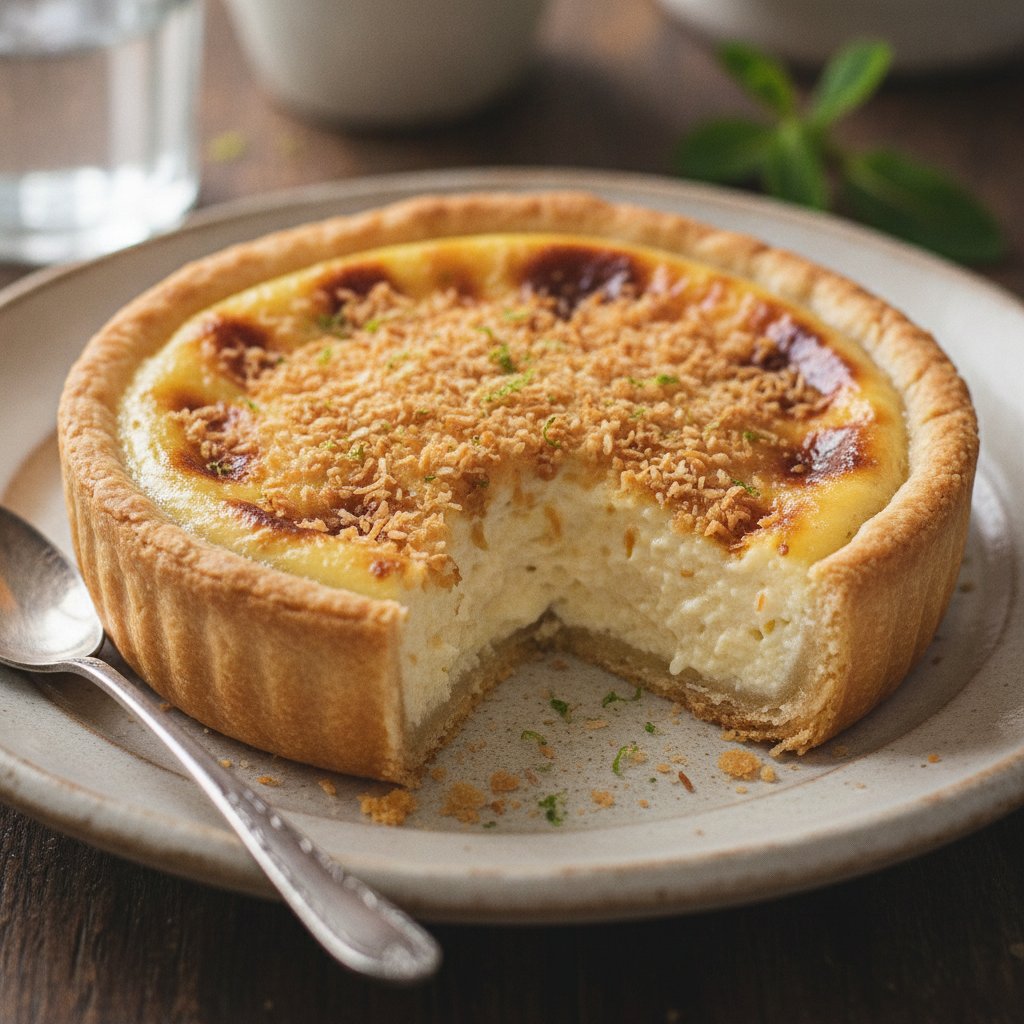 Vietnamese Coconut Custard Tart