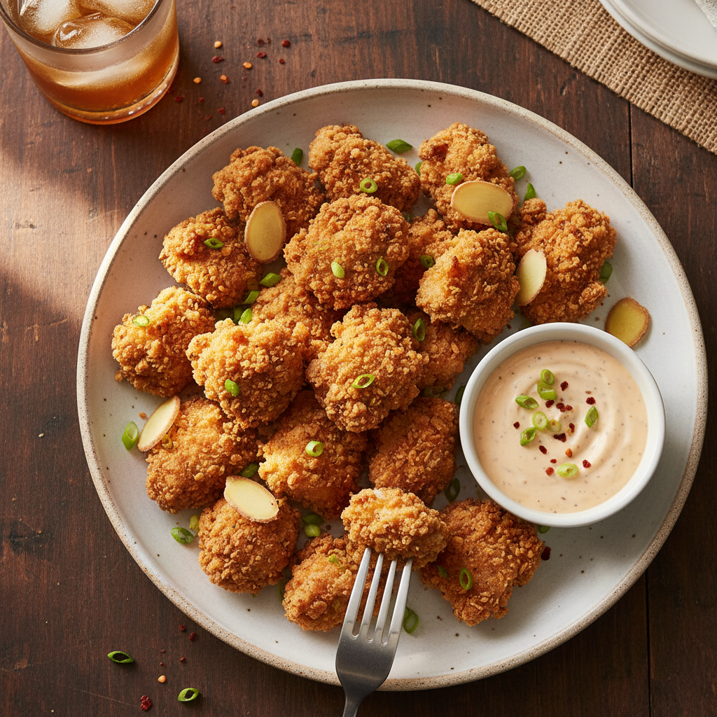 Air Fryer Ginger Chicken Bites