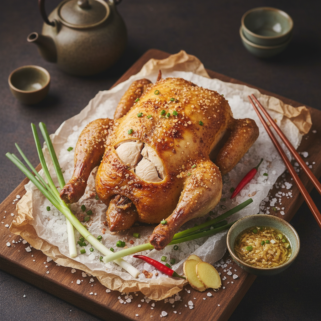 Hakka Salt Baked Chicken