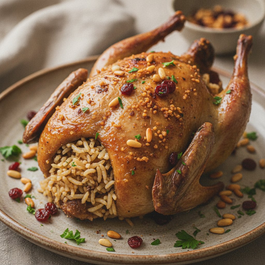 Rice-Stuffed Pigeon