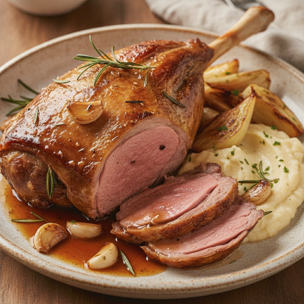 Roast Leg of Lamb with Rosemary (Keto)