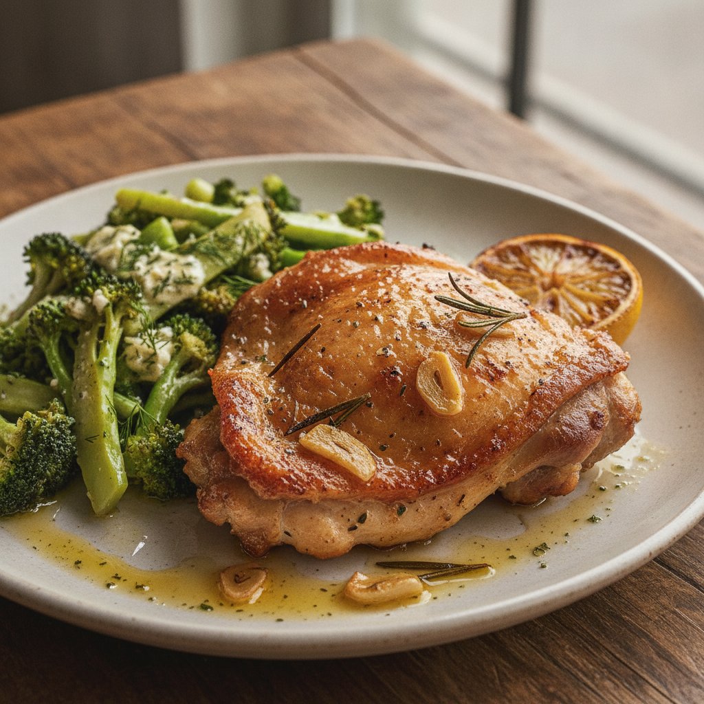 Grilled Chicken Under a Brick (Keto)