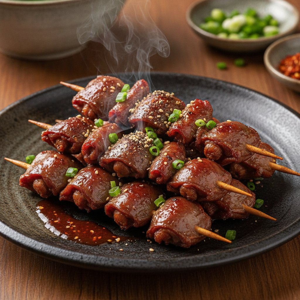 Grilled Chicken Gizzards