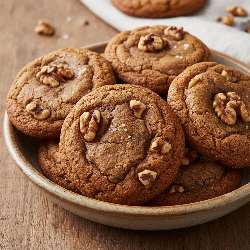 Walnut Miso Cookies