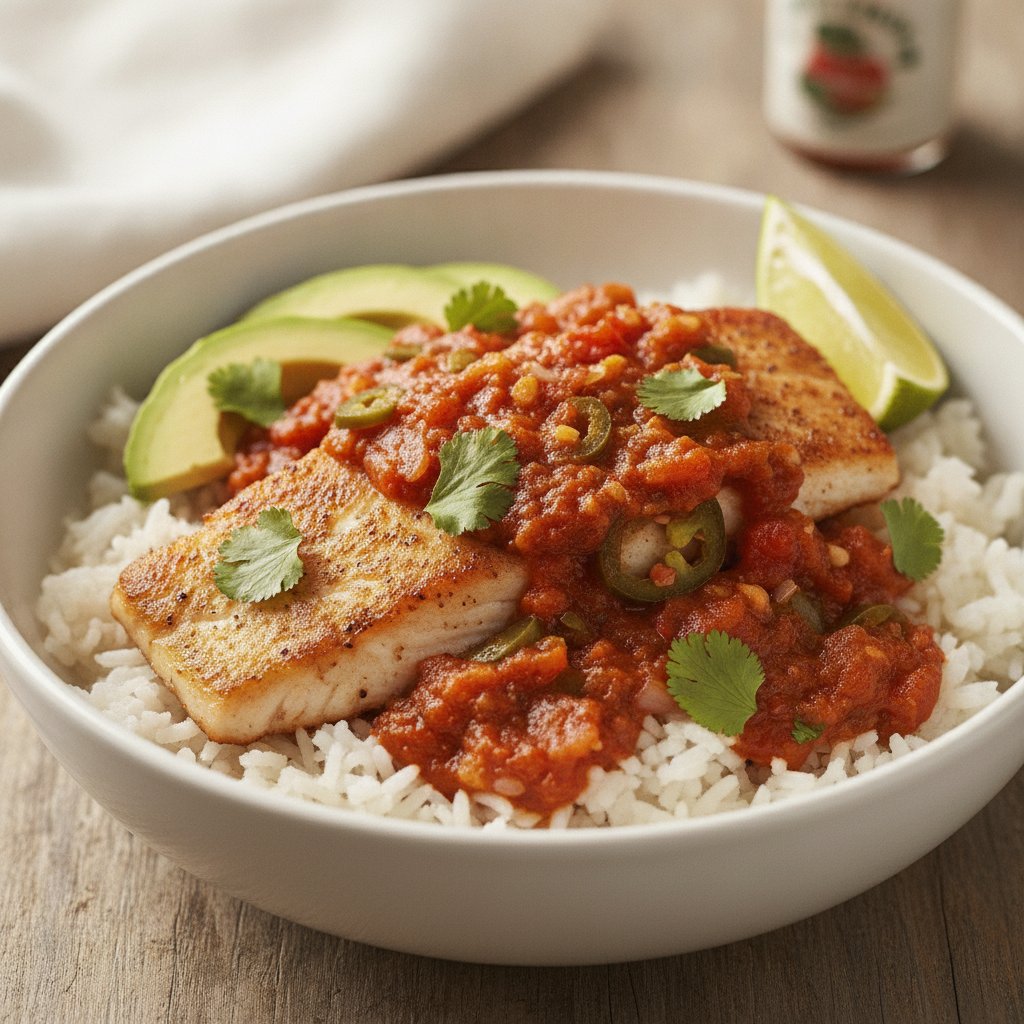 Snapper Bowl with Tomato Sauce