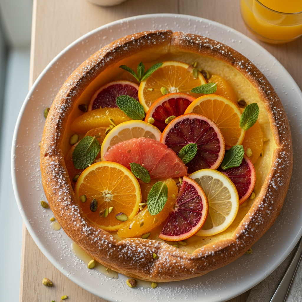 California Dutch Baby Citrus Plate