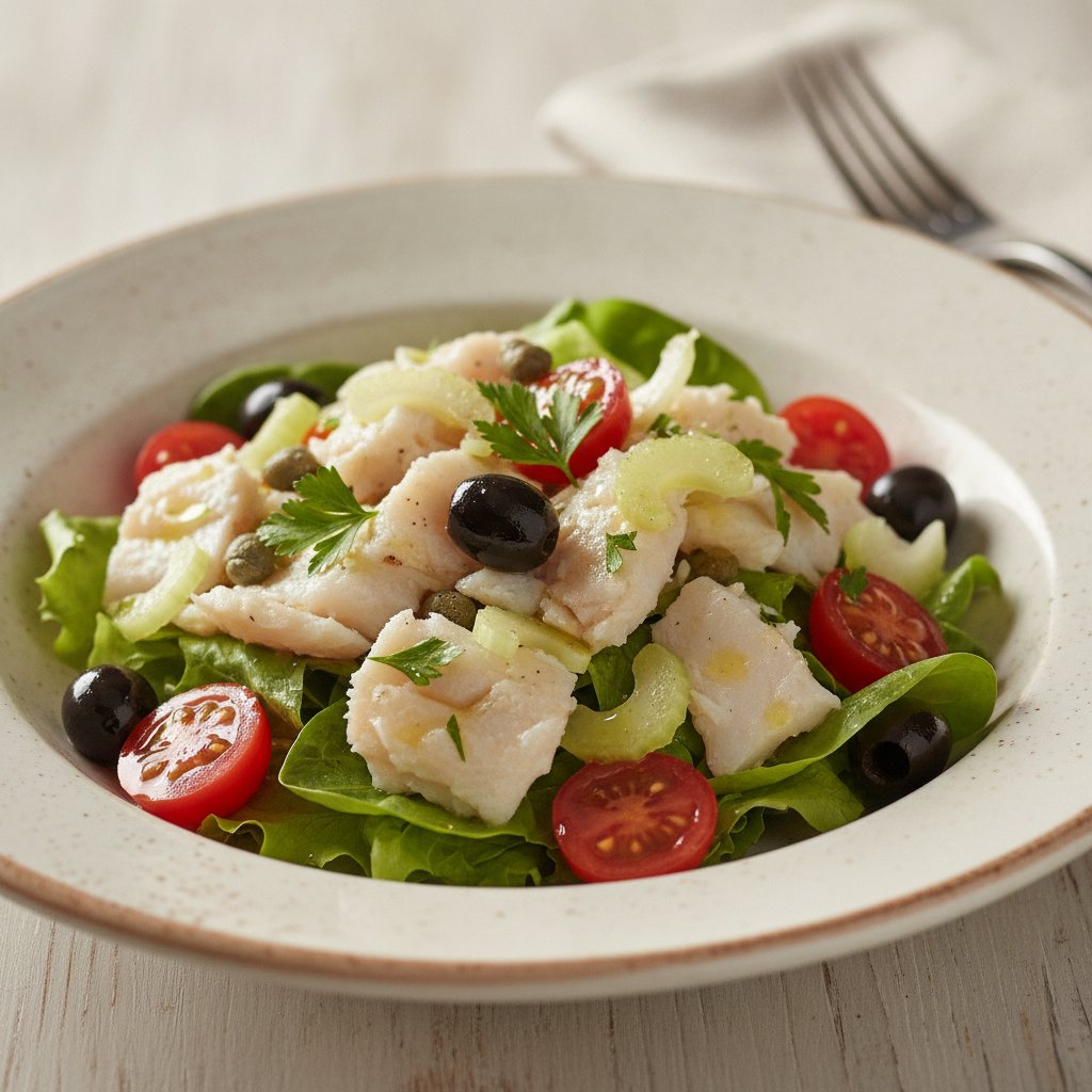 Salt Cod Salad (Low-Calorie)