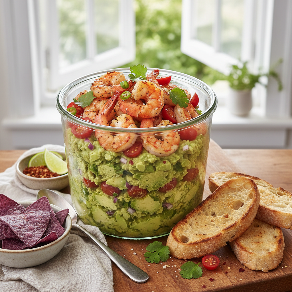 Shrimp Avocado Smash Tub