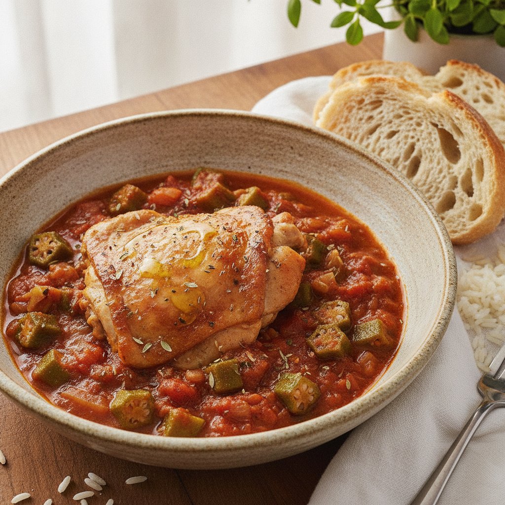 Chicken Stew with Okra