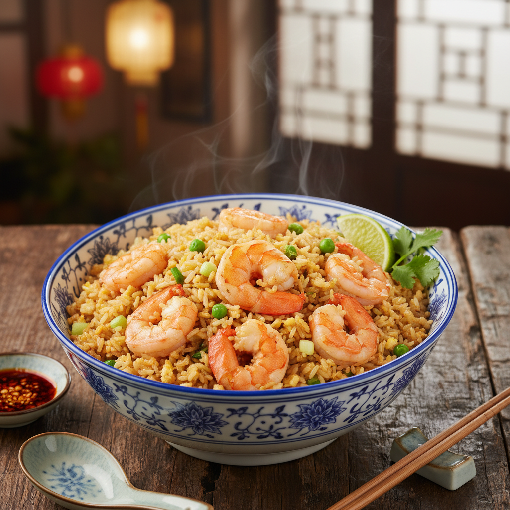 Cantonese Prawn Fried Rice