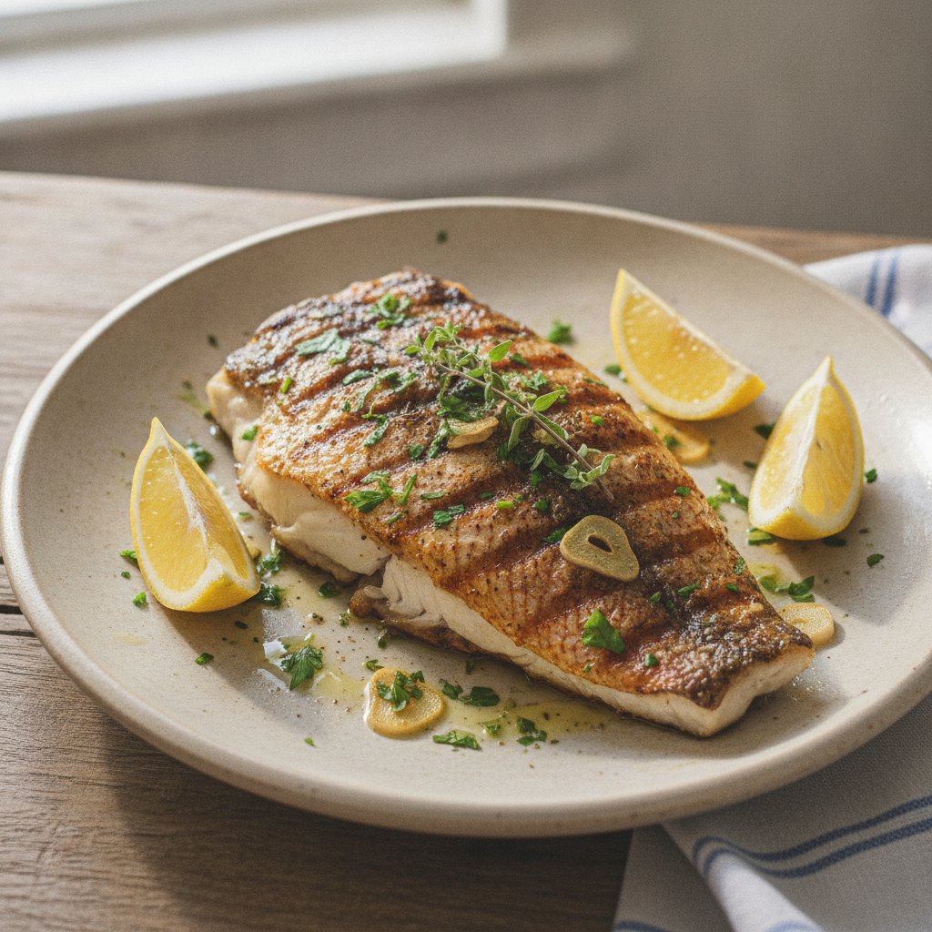 Grilled Snapper With Lemon