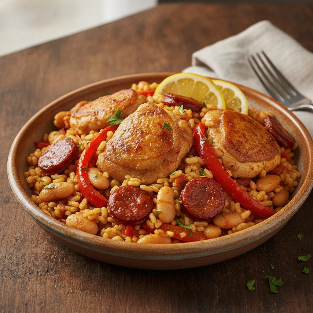 Chicken and Vegetable Rice Pot (High-Protein)
