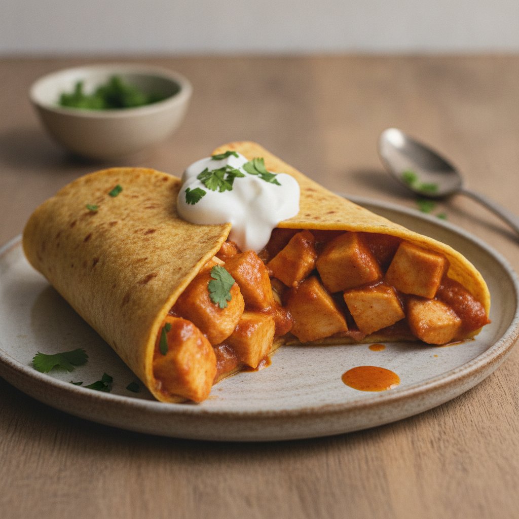Butter Chicken Wrap (Gluten-Free)