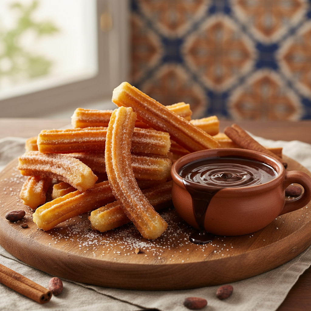 Churros con Chocolate