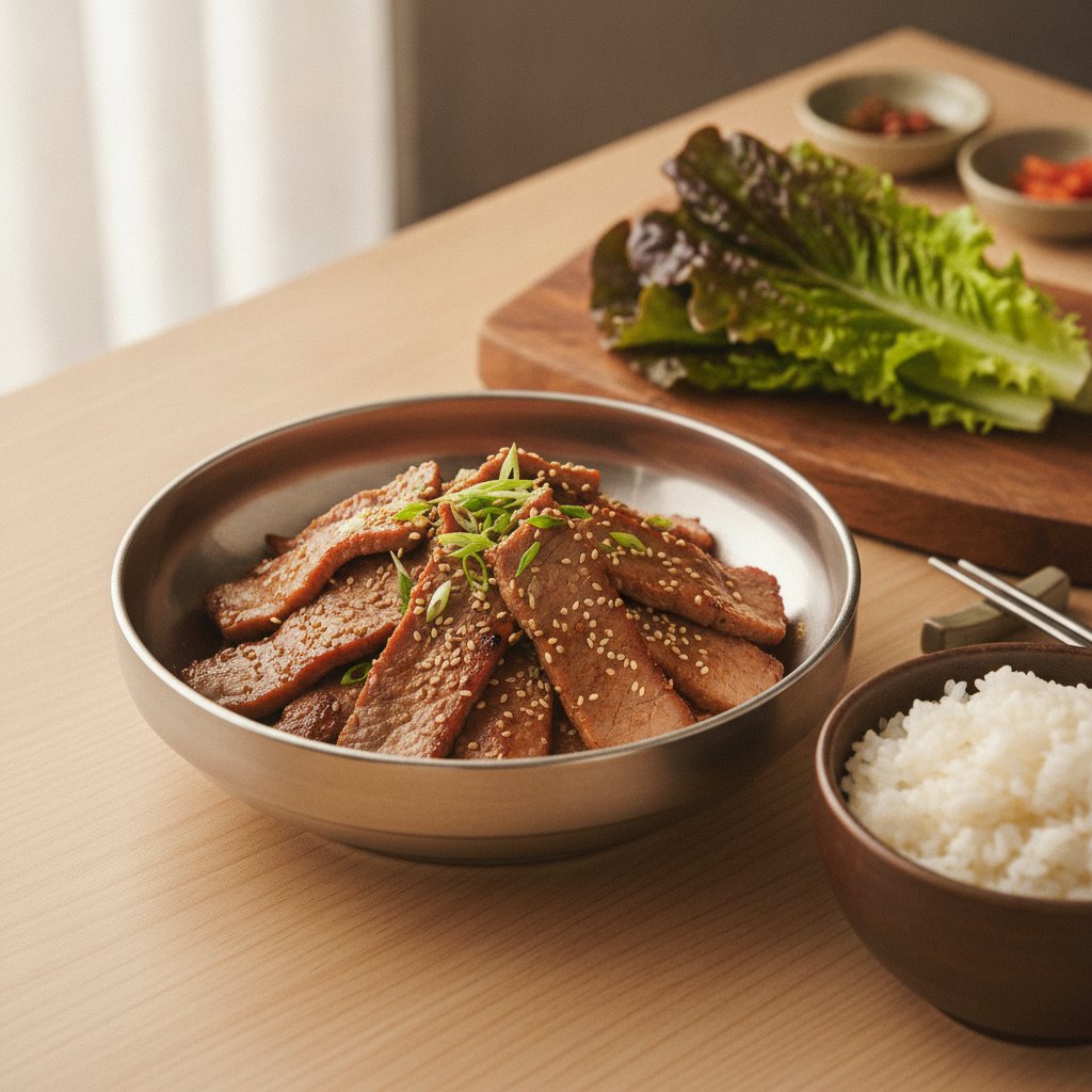 Korean Grilled Pork Belly (Low-Chol)