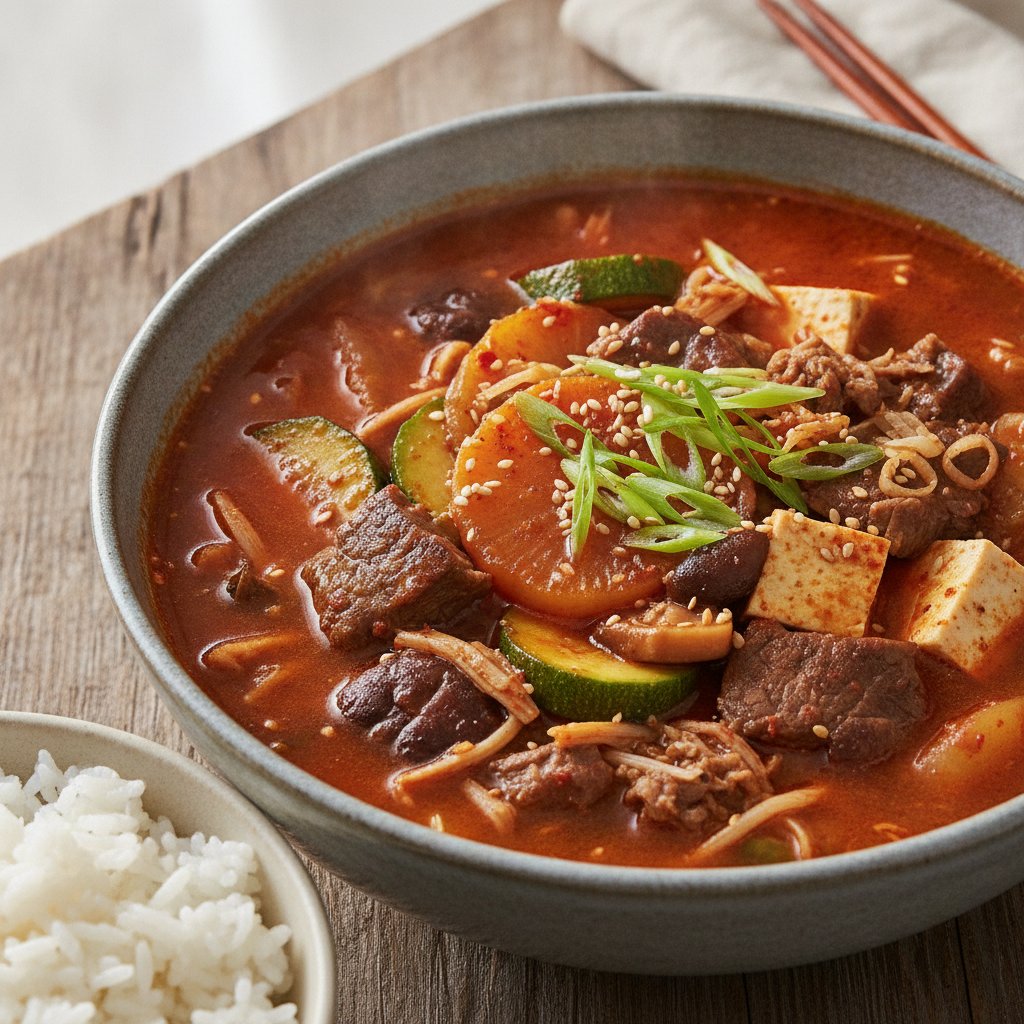 Spicy Beef and Vegetable Stew (High-Protein)